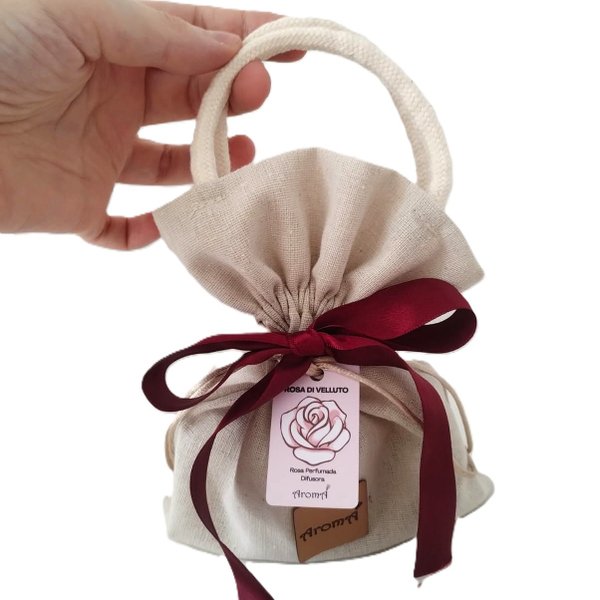Rosa di Velluto Rosa Difusora Perfumada Vermelha 