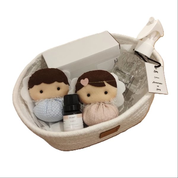 Kit Nascimento Gêmeos Luxo Aromatizador Baby Aromá