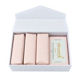 Imagem de Kit Presente 4 Sabonetes Vegetais Felicità Aromá Caixa