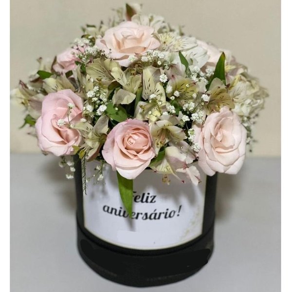 Box Mix de Flores Rosadas