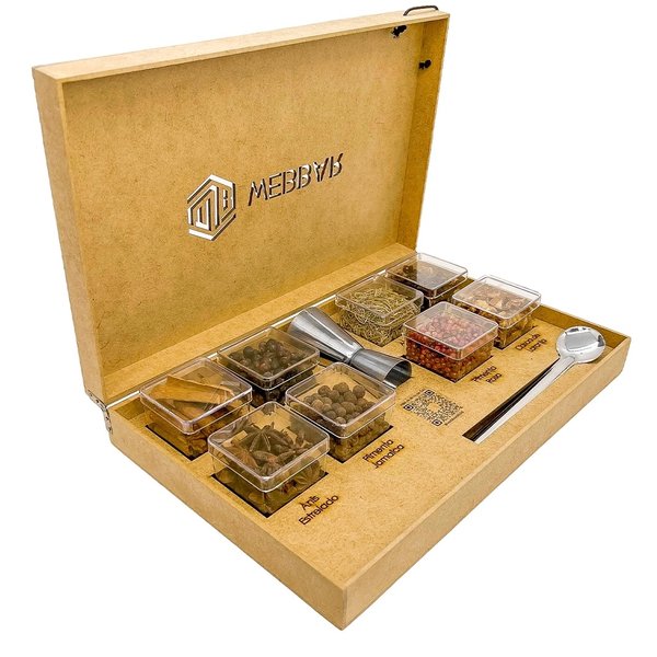 Kit Gin Tônica 8 Especiarias + Colher + Dosador