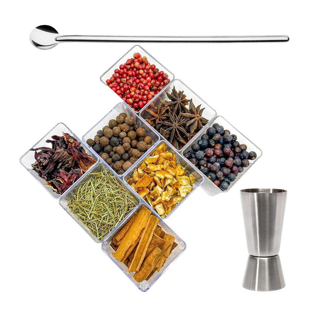 Kit Gin Tônica 8 Especiarias + Colher + Dosador | Giuliana Flores