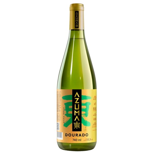 Saquê Azuma Dourado Sake Seco 740ml E Bolsa