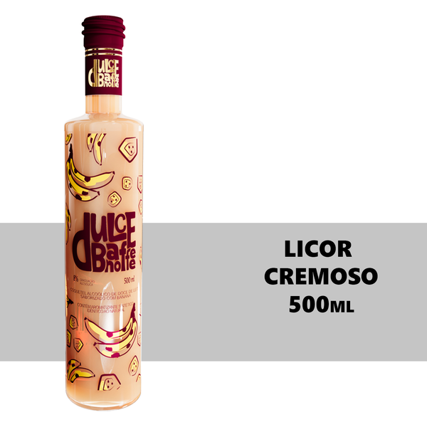 Licor Creme de Banana Drikke DulceLeche Banoffee 500ml