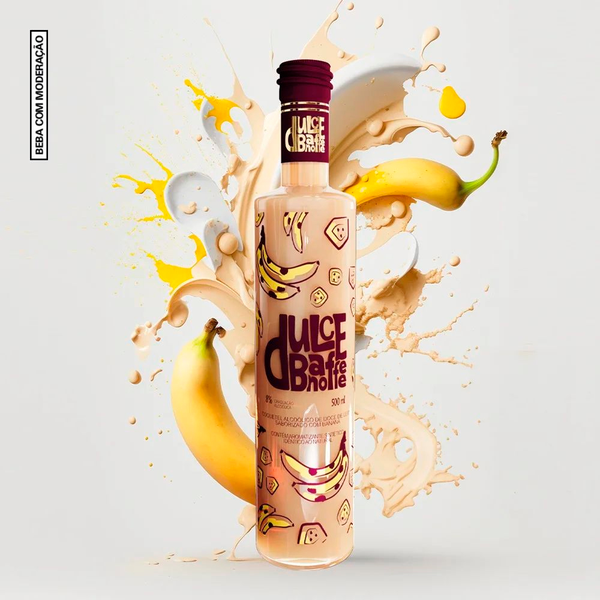 Licor Creme de Banana Drikke DulceLeche Banoffee 500ml