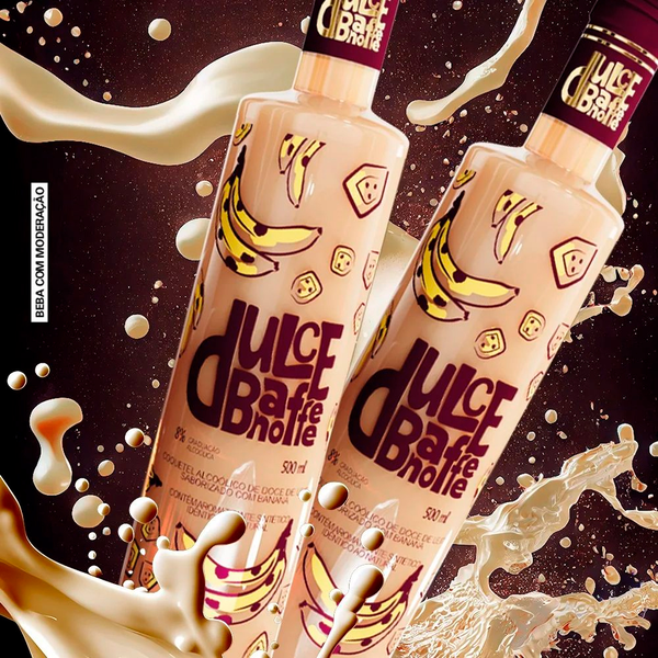 Licor Creme de Banana Drikke DulceLeche Banoffee 500ml