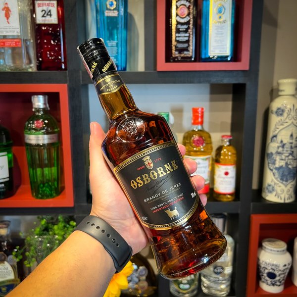 Combo Brandy de Jerez Osborne 700ml e Copo