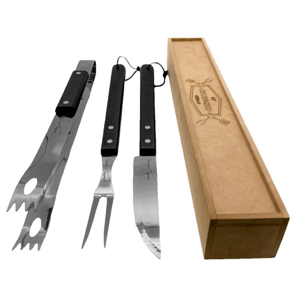 Kit para Churrasco 3 Peças 