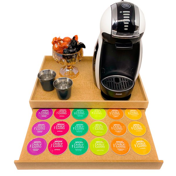 Bandeja Porta Cápsula Dolce Gusto 24 Cápsulas Cru