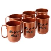 Caneca de Alumínio para Moscow Mule 380ml 6 Unidades