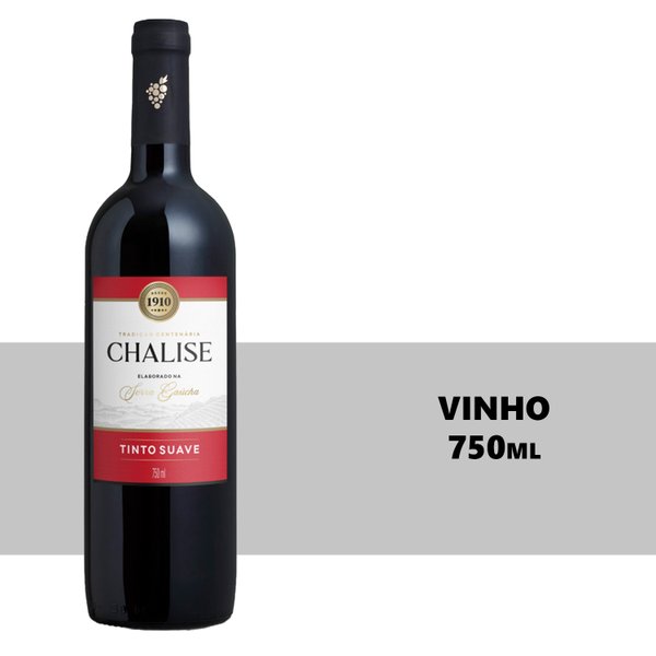 Vinho Tinto Suave Chalise Garrafa 750ml