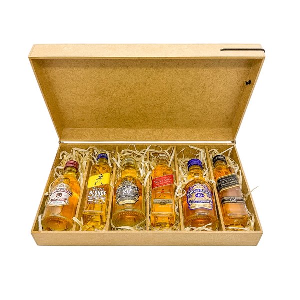 Kit Degustação Miniaturas Chivas & Johnnie Walker