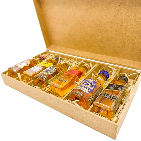 Kit Degustação Miniaturas Chivas & Johnnie Walker