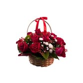 Cesta 14  Rosas Vermelhas
