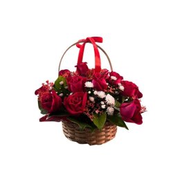 Imagem de Cesta 14  Rosas Vermelhas 