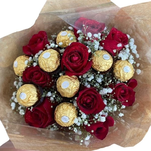 Buquê Com Ferrero Rocher