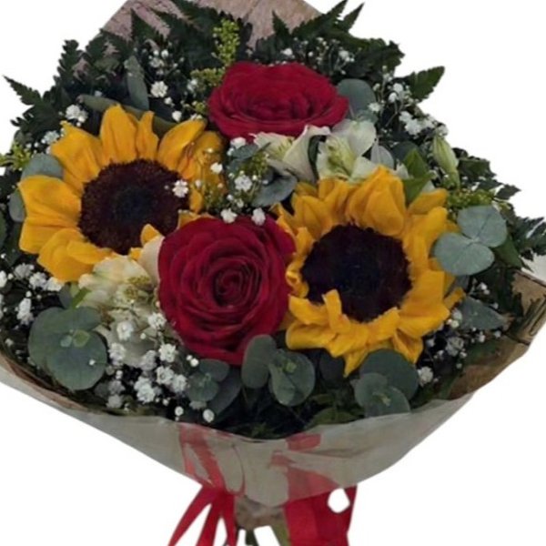 Buquê 2 Pares de Flores