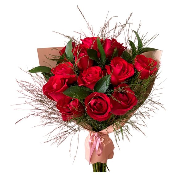 Buquê 12 Rosas Love