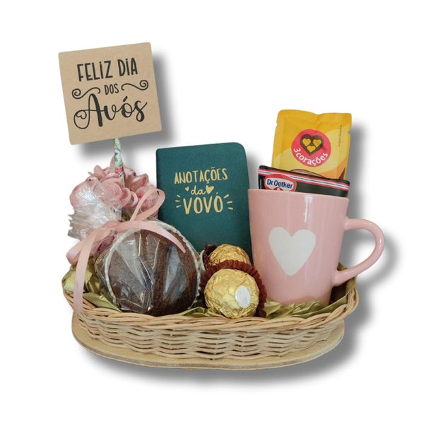 Cesta de Café da Vovó - Dia dos Avós